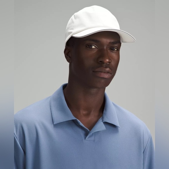 Lululemon Textured Mesh Short-Sleeve Polo Shirt - Picture 2 of 9